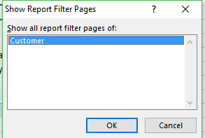 PivotTables over separate sheets using Report Filter Pages