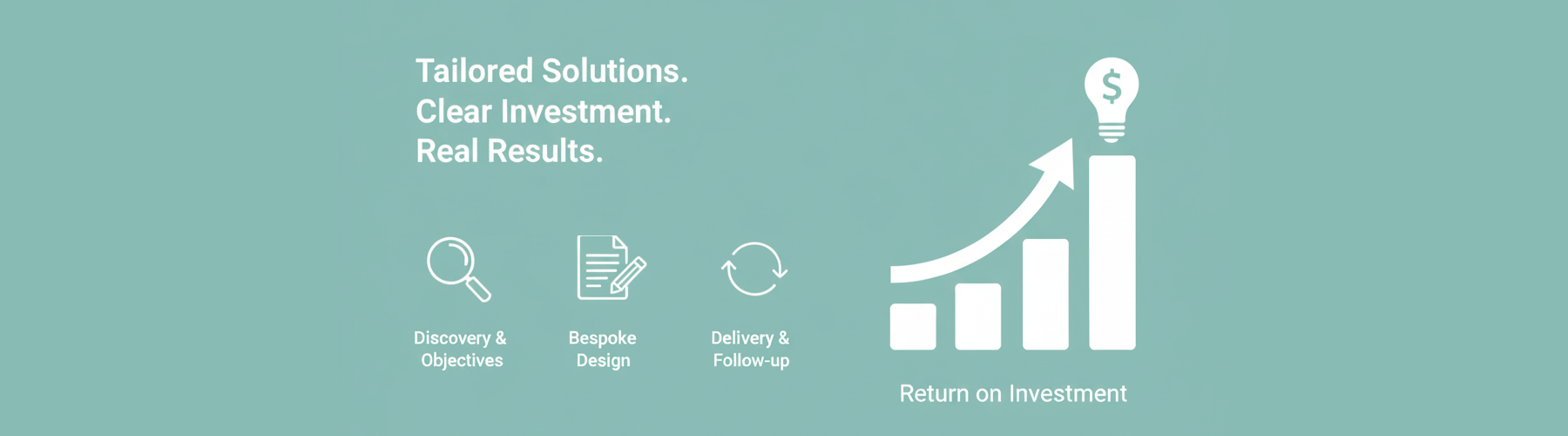 an image representing Glide Training's principles of clear investment and RoI